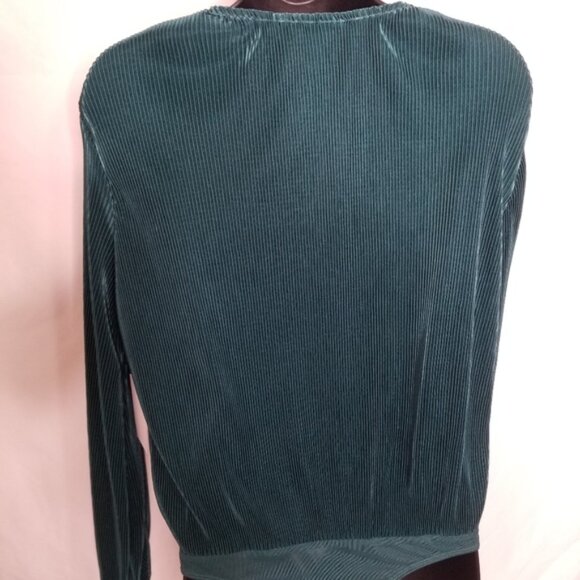 Astr the label green pleated bodysuit - Picture 10 of 14